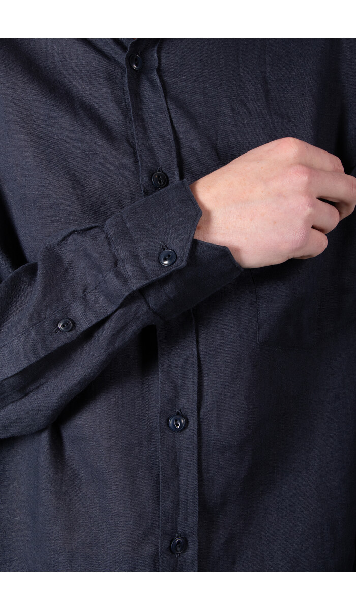 Osvaldo Trucchi Osvaldo Trucchi Shirt / Browne Loose / Navy