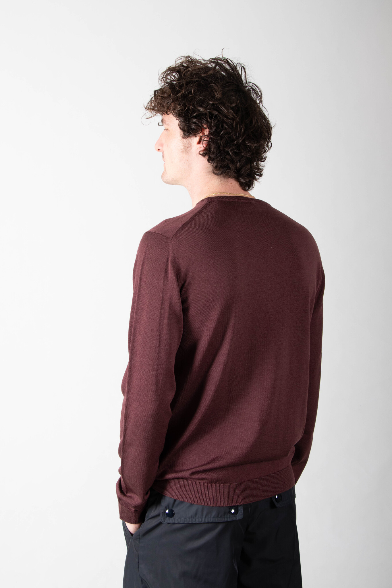 Roberto Collina Bicolor Cotton Sweatshirt