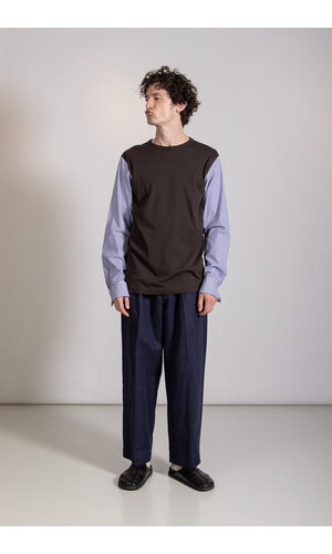 Dries van Noten Dries van Noten T-shirt / Hemrad / Dark Brown