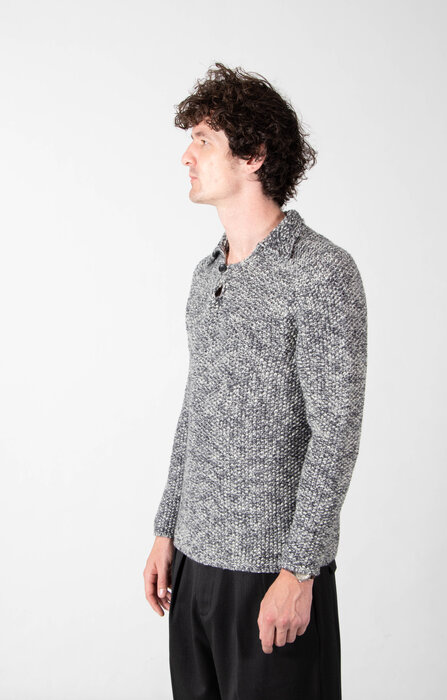 Hannes Roether Hannes Roether Pullover / Nebell / Meliertes Grau