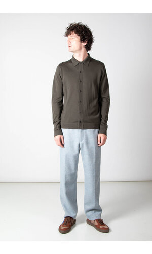 Roberto Collina Roberto Collina Polo Sweater / RA01005 / Army Green