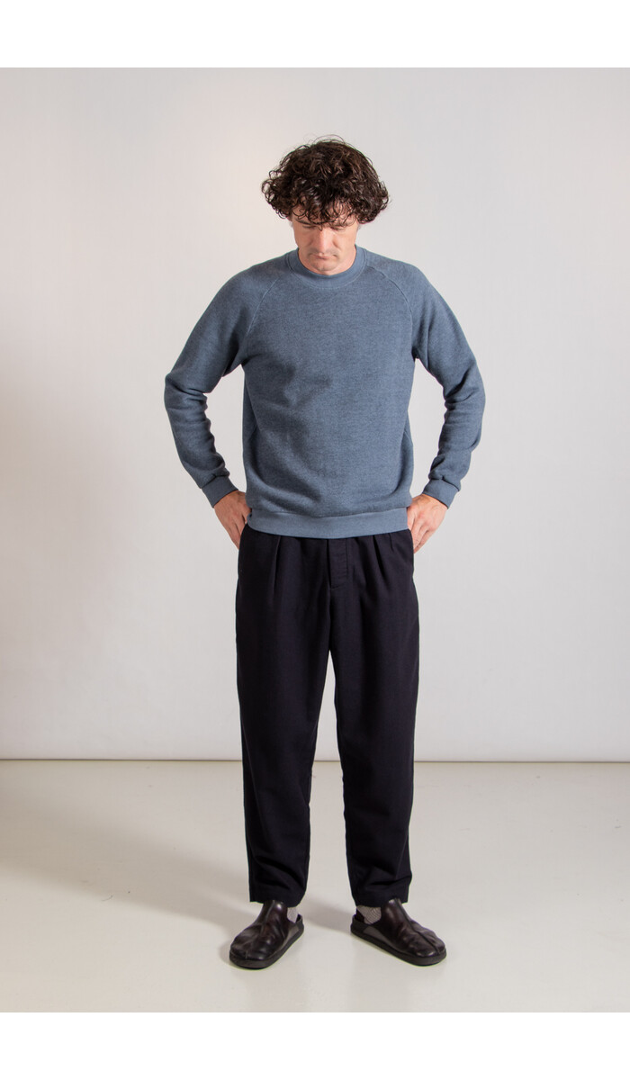 Homecore Homecore Pullover / Terry Sweat / Blauer Stahl