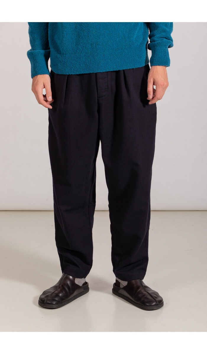 Universal Works Universal Works Trousers / Pleated Track Pant / Midnight