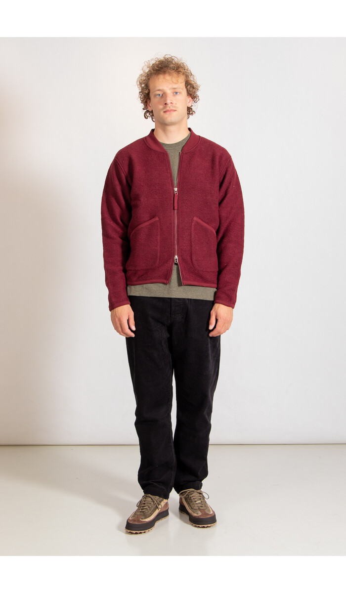 Universal Works Universal Works Vest / Zip Bomber / Wine