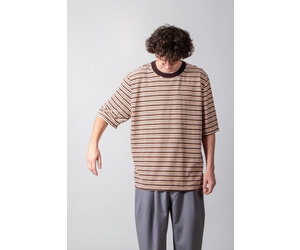 Camiel Fortgens T-Shirt / Big Tee / Brown Pink - c r i s Camiel Fortgens T-Shirt / Big Tee / Brown Pink - c r i s