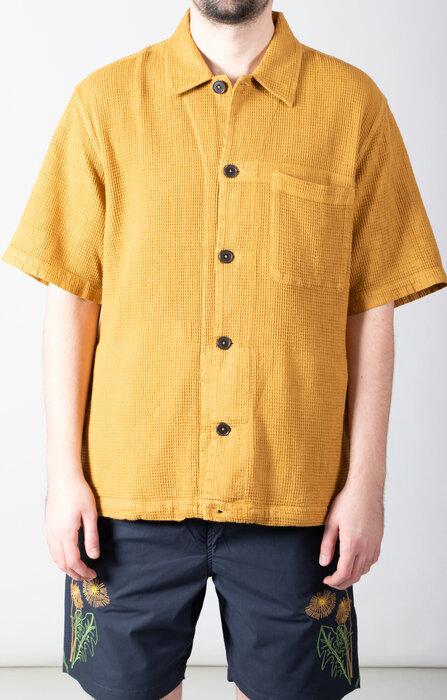 Universal Works Universal Works Overhemd / Tech Overshirt / Kameel