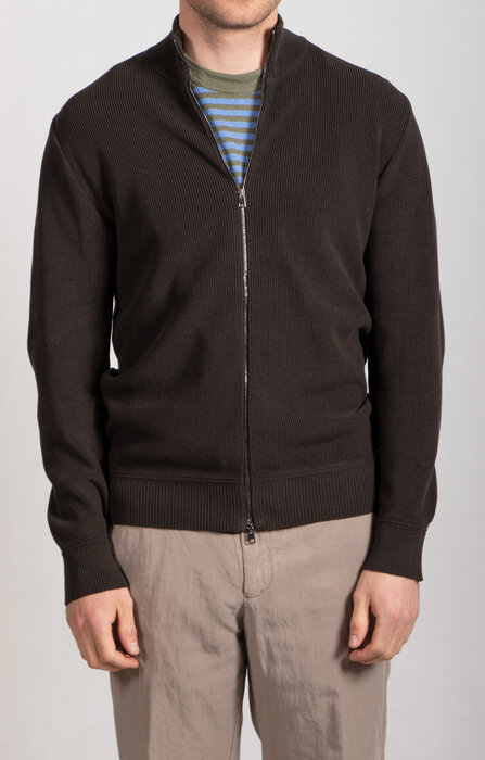 G.R.P. Firenze G.R.P. Firenze Vest / Zip Jacket Tec 8 / Brown