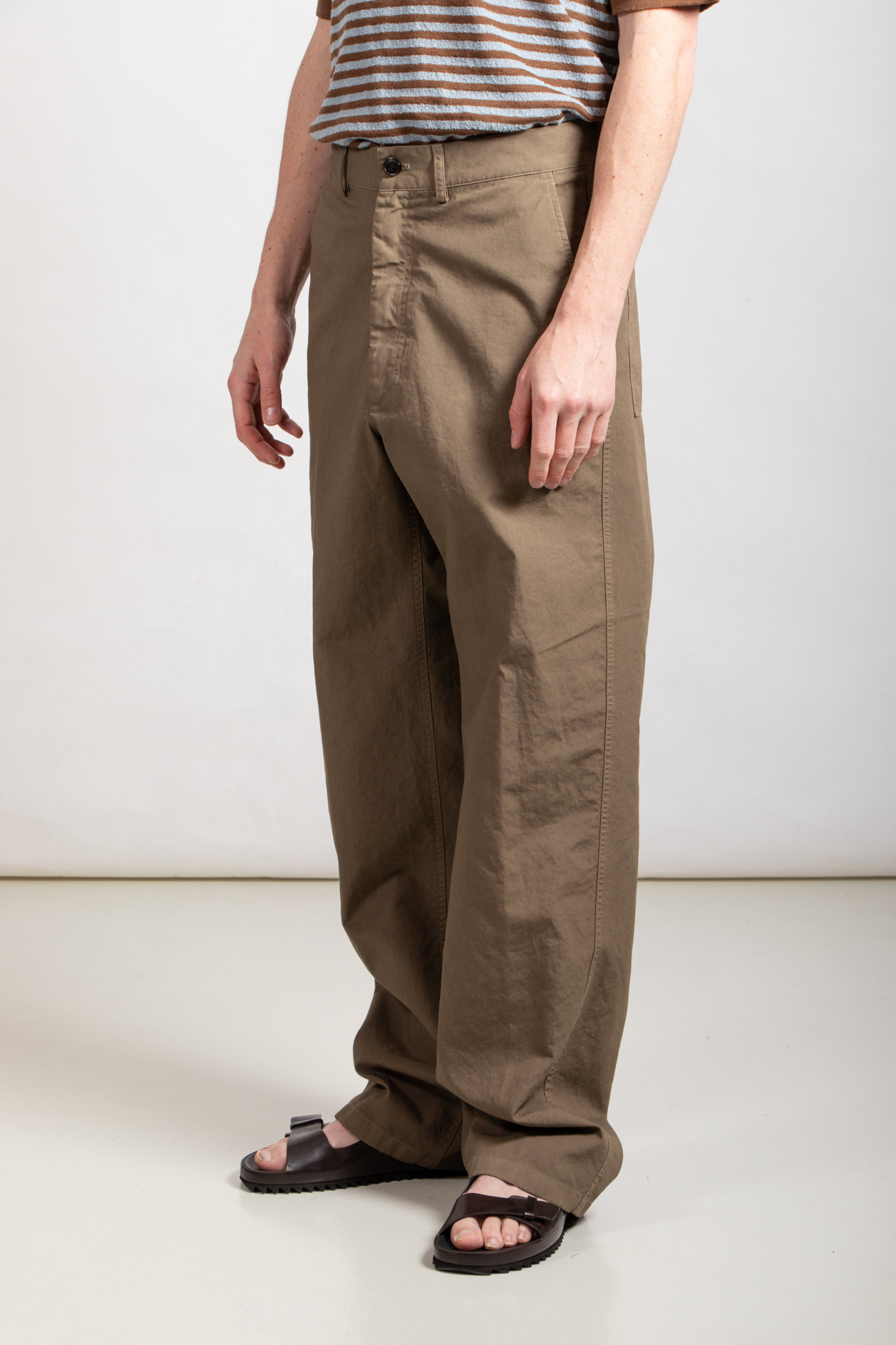 パンツ DRIES VAN NOTEN pants Dries van Noten Trousers / Pynam GD / Dust Cloud - c r i s