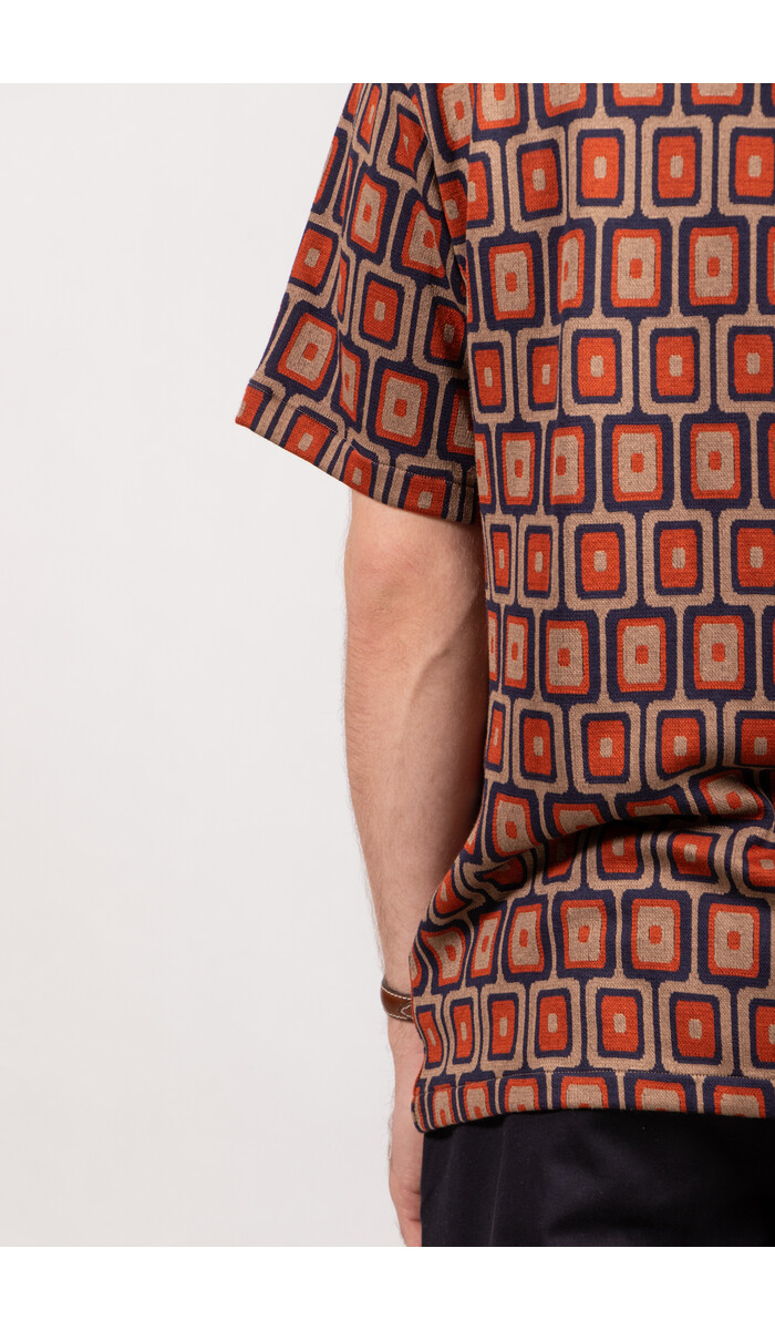 Portuguese Flannel Portuguese Flannel Shirt / Geo Knit / Cell