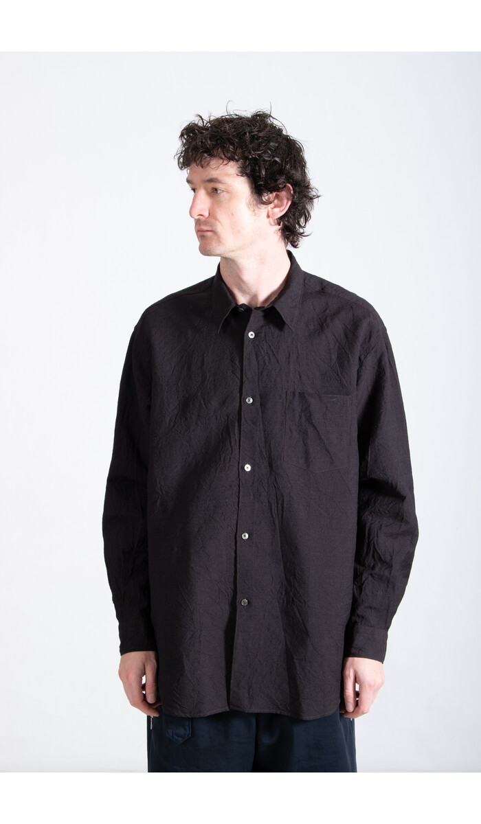 Fujito Fujito Hemd / WF1-S24 / Dunkelbraun