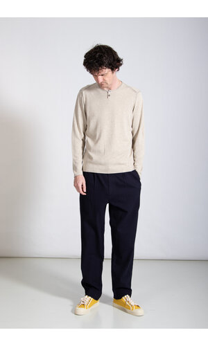 Parages Parages Trousers / Double Pleats / Navy Seer