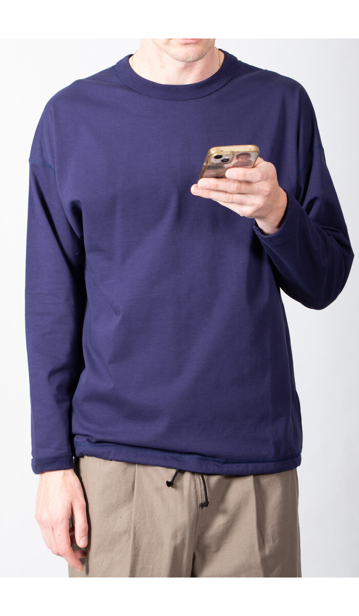 Jackman Jackman T-Shirt / Himo LS / Dark Purple Jackman Jackman T-Shirt / Himo LS / Dark Purple