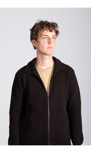 G.R.P Firenze Vest / Zip Jacket TEC C120 / Dunkelbraun