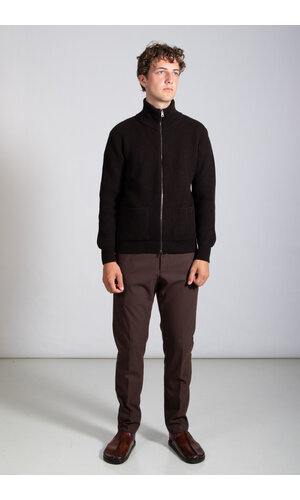 G.R.P Firenze Vest / Zip Jacket TEC C120 / Dunkelbraun