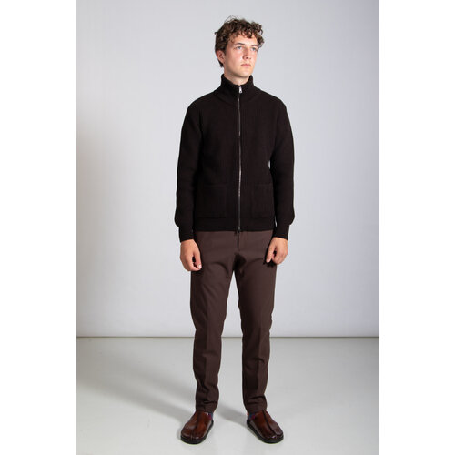 G.R.P Firenze Vest / Zip Jacket / Donkerbruin G.R.P Firenze Vest / Zip Jacket / Donkerbruin