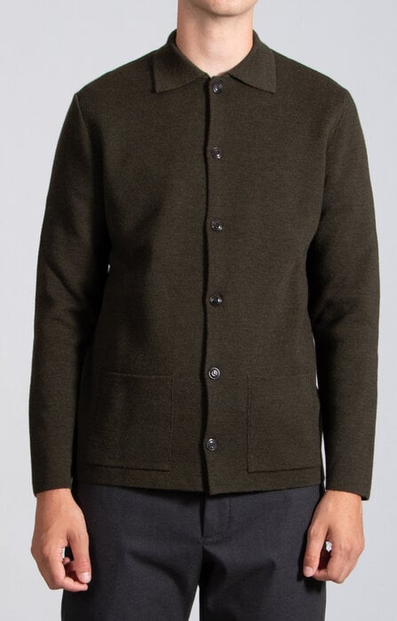 G.R.P. Firenze G.R.P. Firenze Vest / B60 Buttons Jacket / Groen