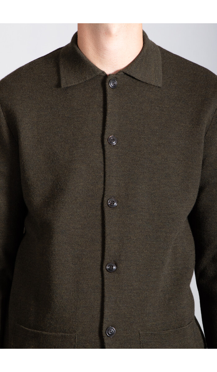 G.R.P. Firenze G.R.P. Firenze Vest / B60 Buttons Jacket / Groen
