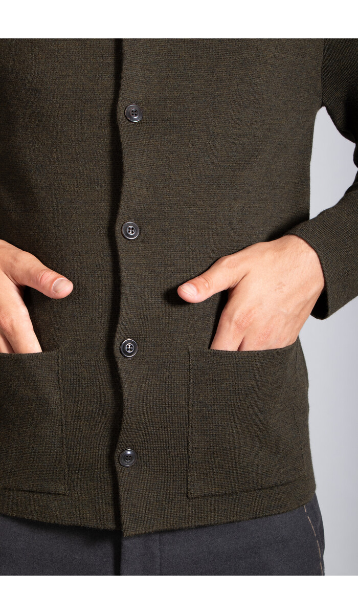 G.R.P. Firenze G.R.P. Firenze Vest / B60 Buttons Jacket / Groen