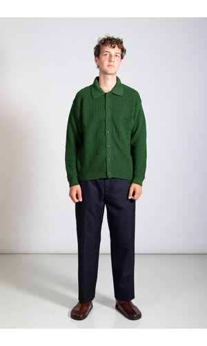Universal Works Universal Works Vest / Charlie Cardigan / Hagedis