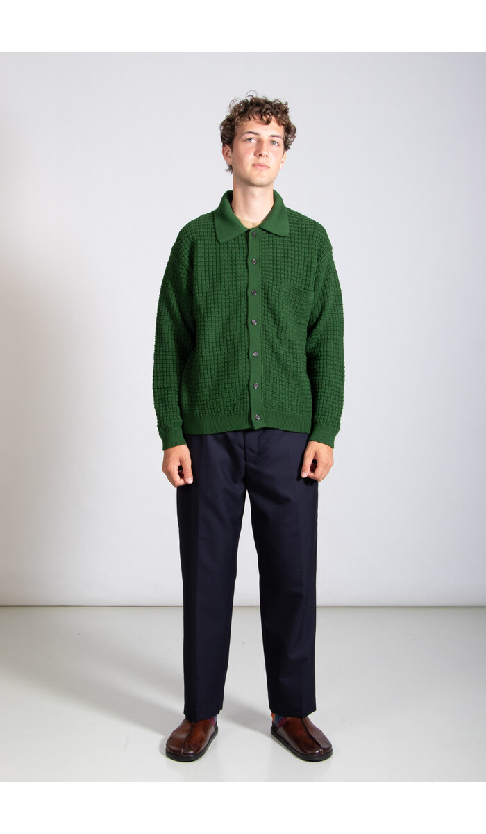 Universal Works Universal Works Vest / Charlie Cardigan / Hagedis