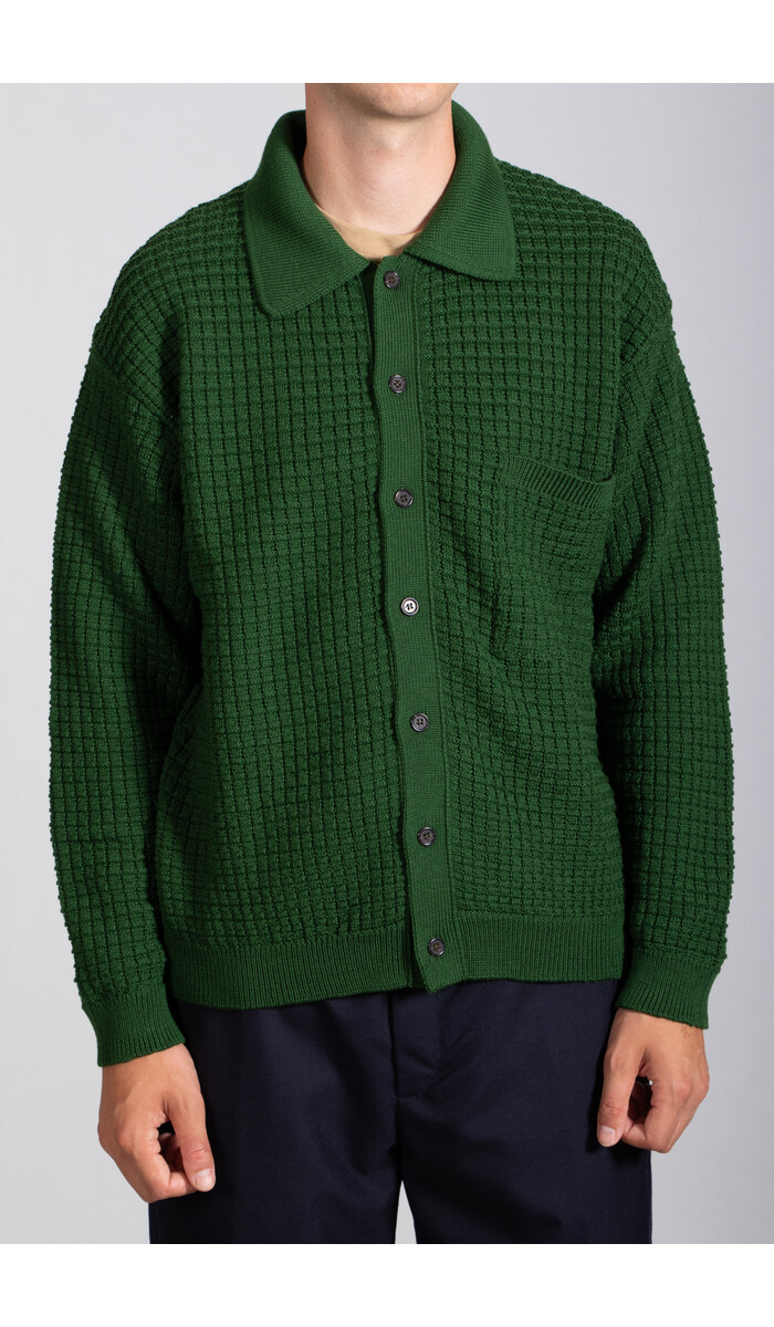 Universal Works Universal Works Vest / Charlie Cardigan / Hagedis