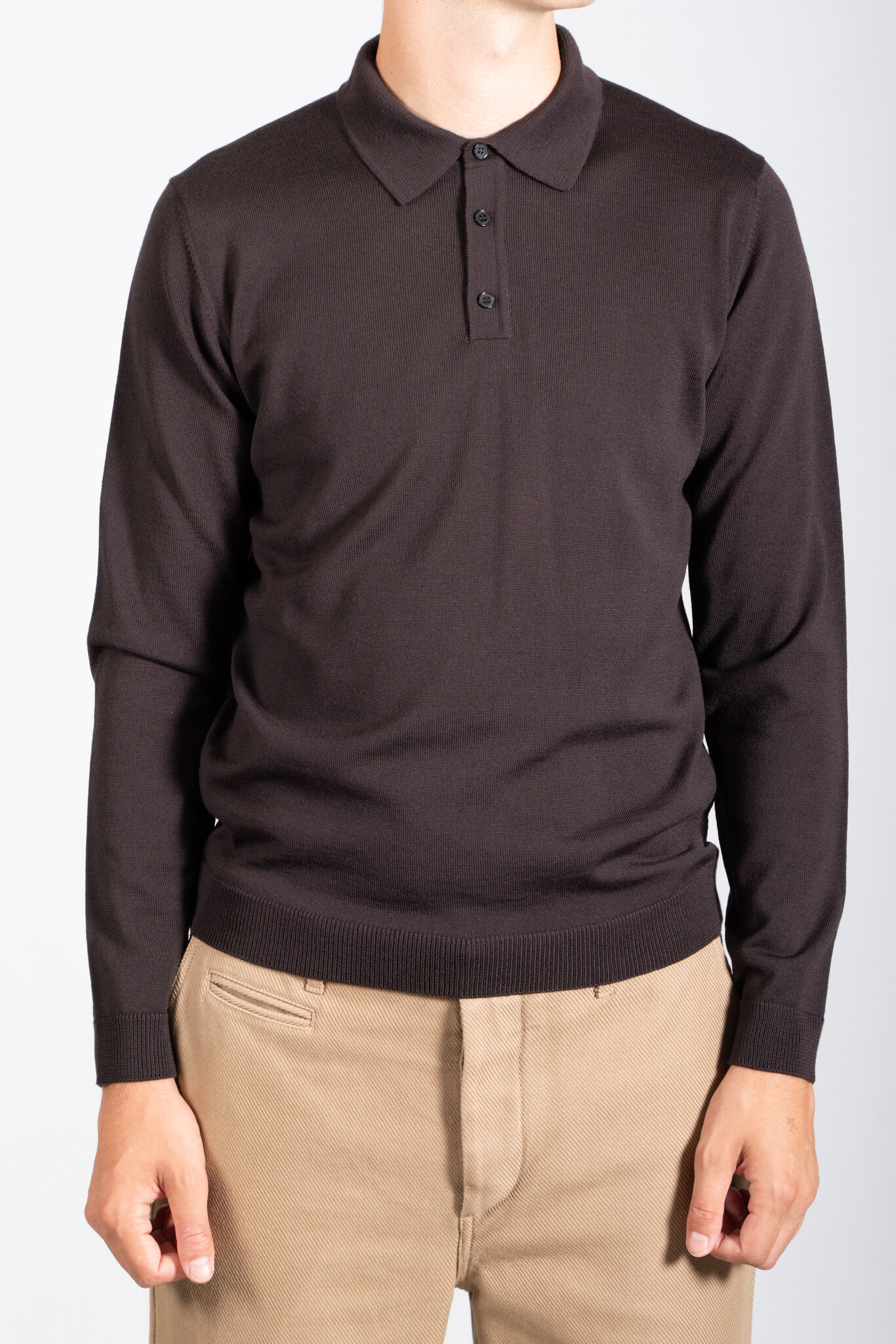 Roberto Collina Polo / 253M01004 / Brown - c r i s