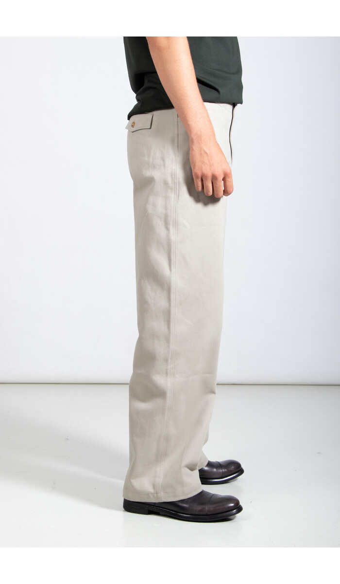 De Bonne Facture De Bonne Facture Trousers / Wide Leg Work Pants / Stone