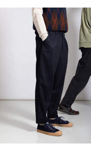 Universal Works Universal Works Trousers / Pleated Track / Darnk Navy