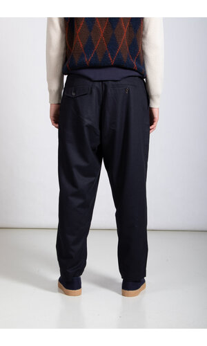 Universal Works Universal Works Trousers / Pleated Track / Darnk Navy