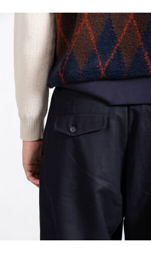 Universal Works Universal Works Trousers / Pleated Track / Darnk Navy