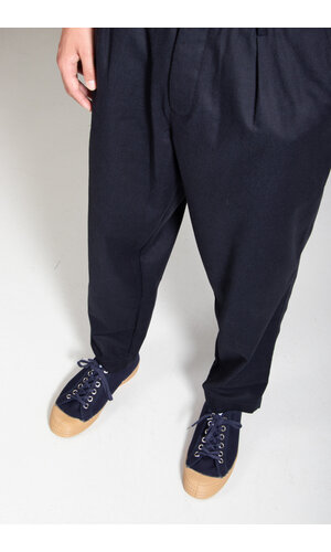 Universal Works Universal Works Trousers / Pleated Track / Darnk Navy