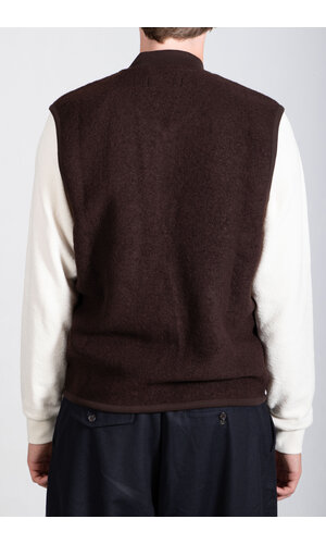 Universal Works Universal Works Vest / Zip Gilet / Choco