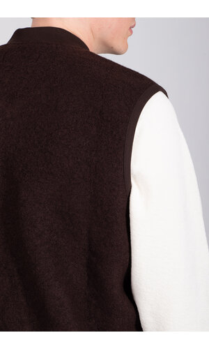 Universal Works Universal Works Vest / Zip Gilet / Choco