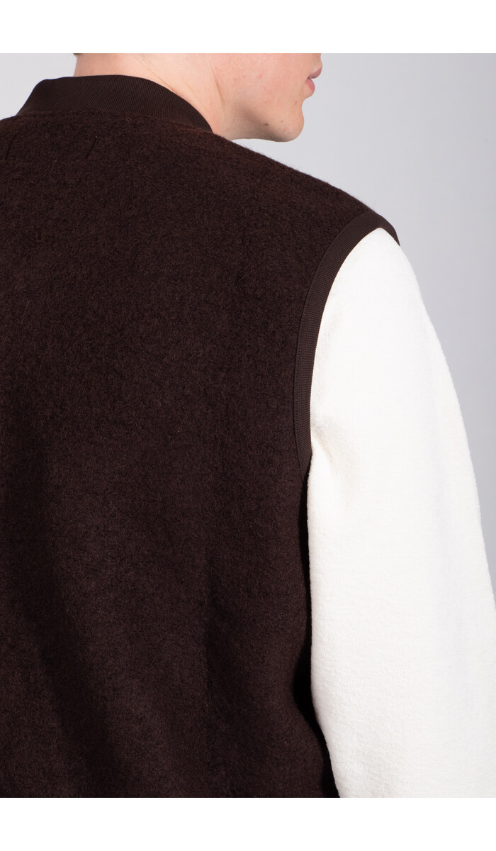 Universal Works Universal Works Vest / Zip Gilet / Choco