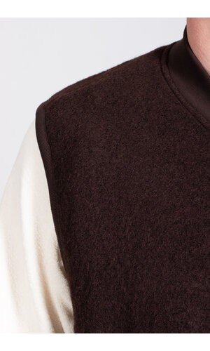 Universal Works Universal Works Vest / Zip Gilet / Choco