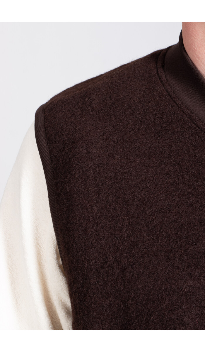 Universal Works Universal Works Vest / Zip Gilet / Choco