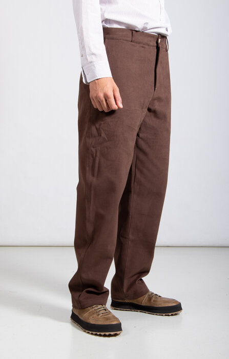 De Bonne Facture Die Bonne Facture Hose / Ballonhose / Rindenbraun