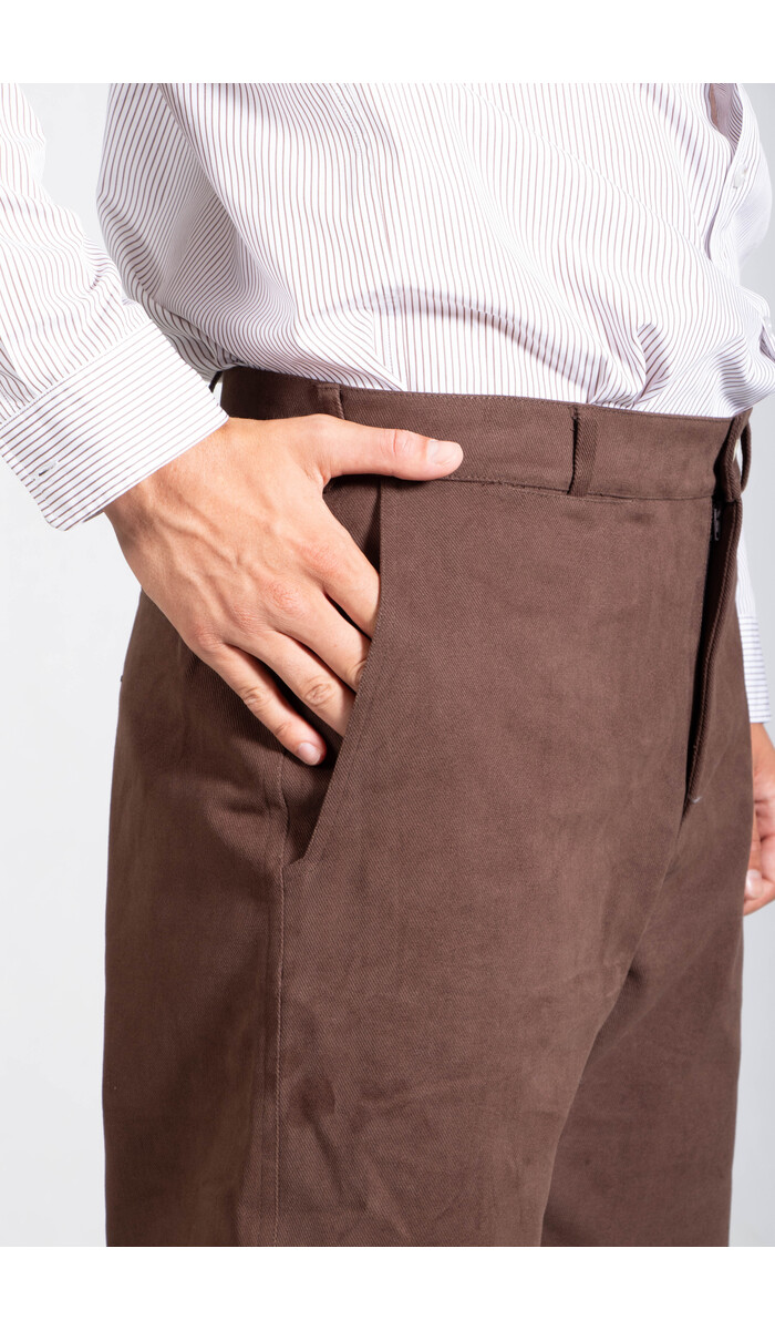 De Bonne Facture De Bonne Facture Trousers / Balloon Trousers / Bark Brown
