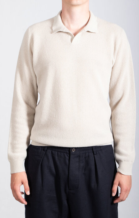 Roberto Collina Roberto Collina Trui / 253M37204 / Ecru