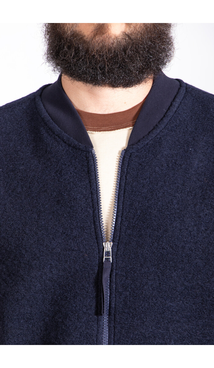 Universal Works Universal Works Vest / Zip Gilet / Navy Universal Works Universal Works Vest / Zip Gilet / Navy