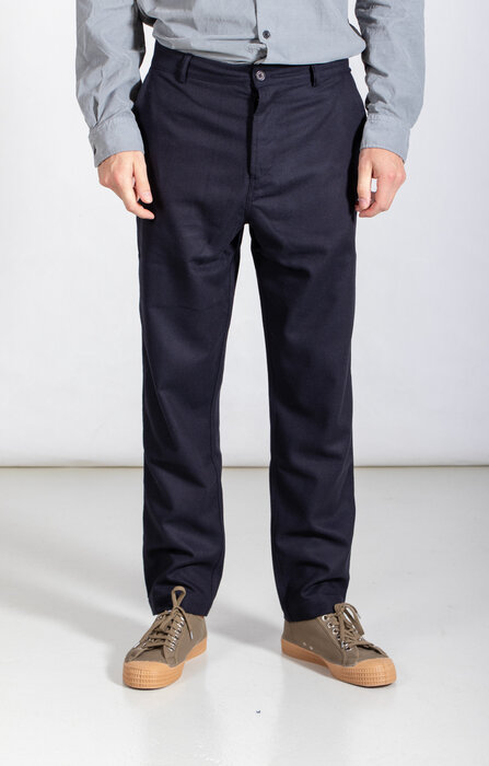 Universal Works Universal Works Broek / Military Chino / Donker Navy