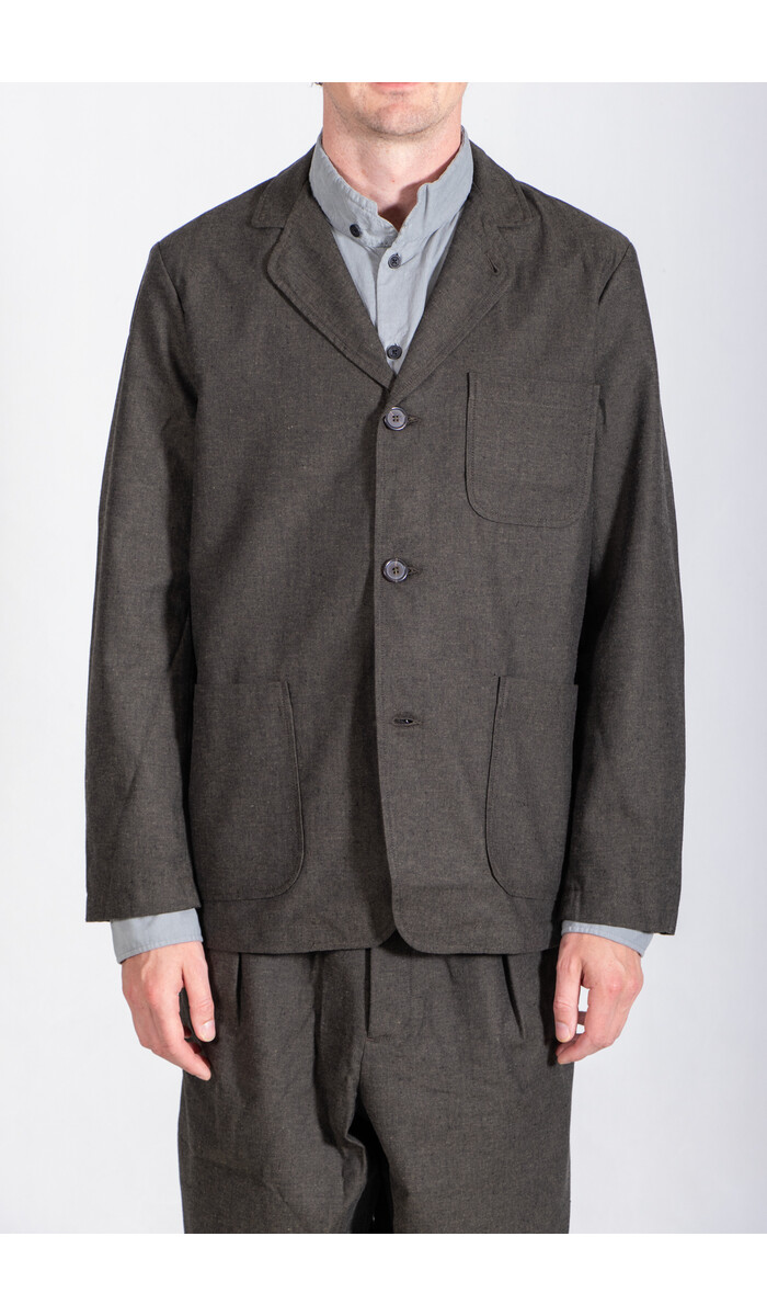 Universal Works Universal Works Blazer / Three Button / Lucca Olive Universal Works Universal Works Blazer / Three Button / Lucca Olive