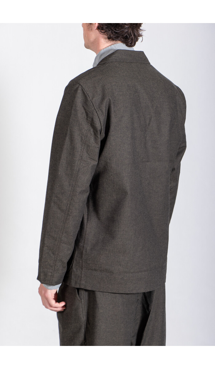 Universal Works Universal Works Blazer / Three Button / Lucca Olive Universal Works Universal Works Blazer / Three Button / Lucca Olive