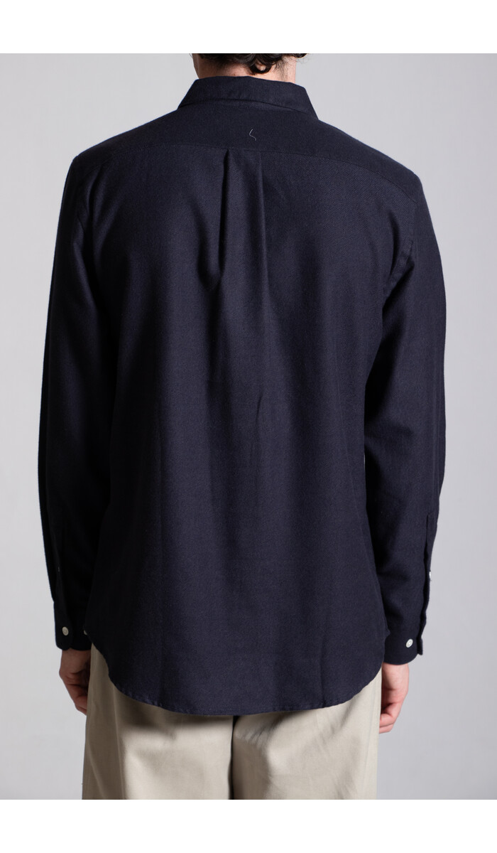 Portuguese Flannel Portuguese Flannel Overhemd / Teca / Donker Navy Portuguese Flannel Portuguese Flannel Overhemd / Teca / Donker Navy