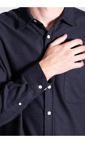 Portuguese Flannel Portuguese Flannel Overhemd / Teca / Donker Navy Portuguese Flannel Portuguese Flannel Overhemd / Teca / Donker Navy