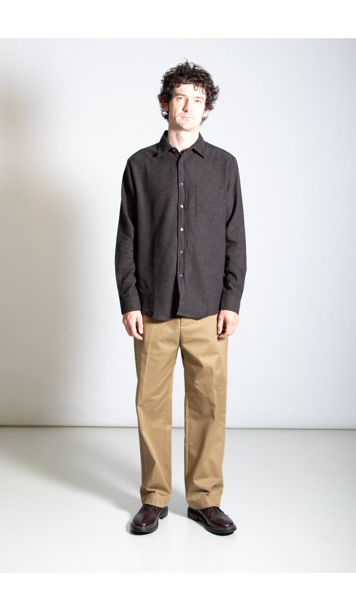 Portuguese Flannel Portuguese Flannel Overhemd / Sounds / Bruin Portuguese Flannel Portuguese Flannel Overhemd / Sounds / Bruin