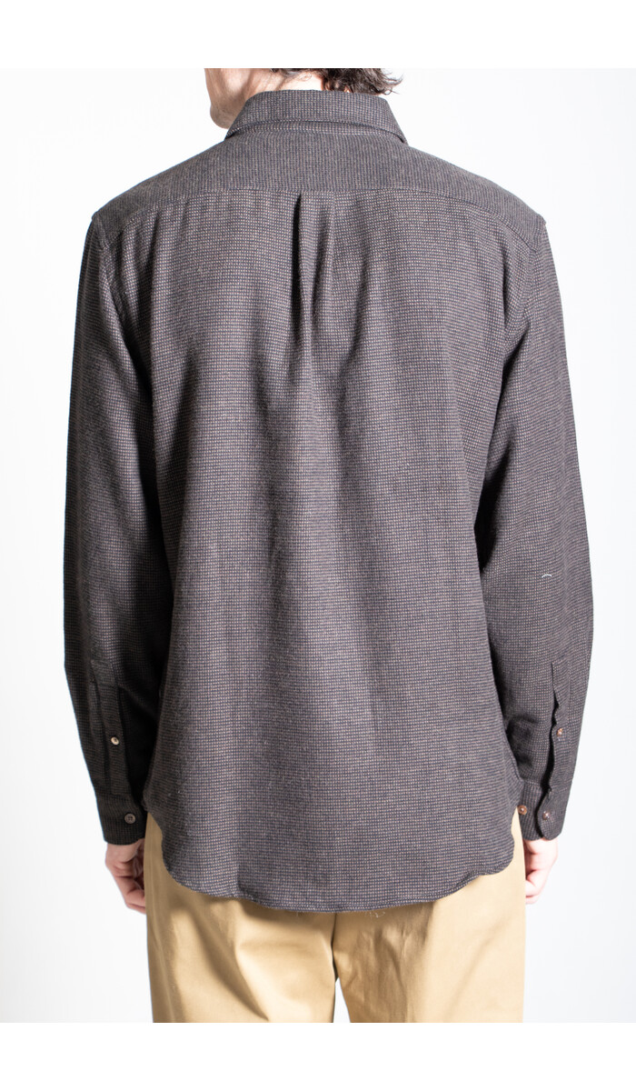 Portuguese Flannel Portuguese Flannel Overhemd / Sounds / Bruin Portuguese Flannel Portuguese Flannel Overhemd / Sounds / Bruin