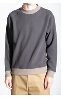 Jackman Trui / Waffle Mid-Neck / Sepiazwart
