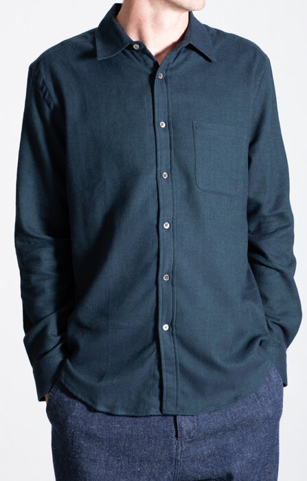 Portuguese Flannel Portuguese Flannel Overhemd / Espiga / Groen