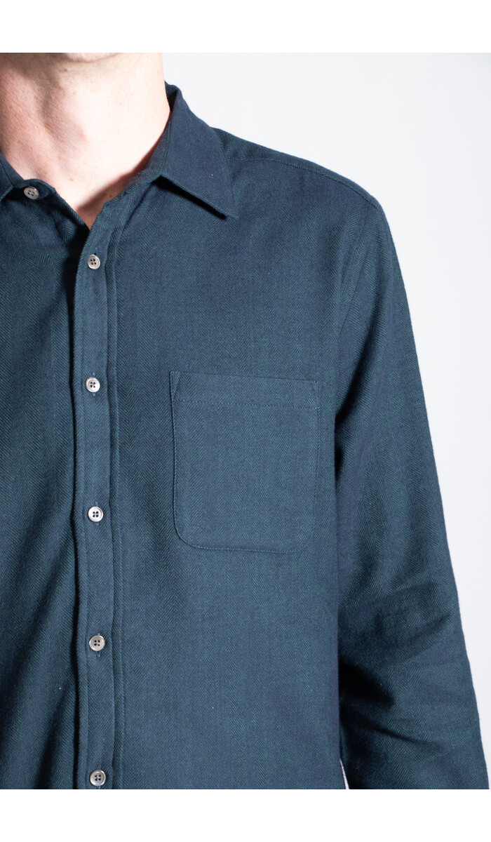 Portuguese Flannel Portuguese Flannel Overhemd / Espiga / Groen